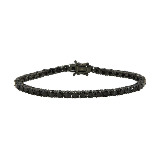 Black Tennis Bracelet ( One piece )